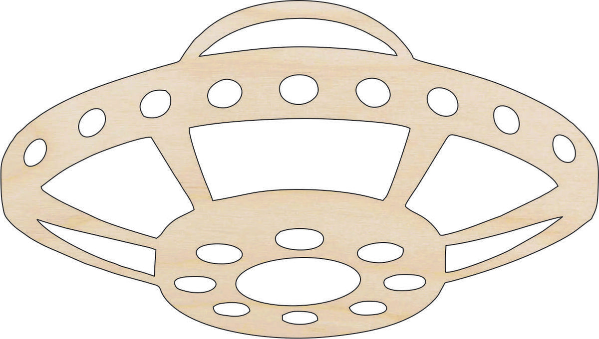 Space UFO - Laser Cut Out Unfinished Wood Craft Shape SPC38 Space UFO - Laser Cut Out Unfinished Wood Craft Shape SPC38