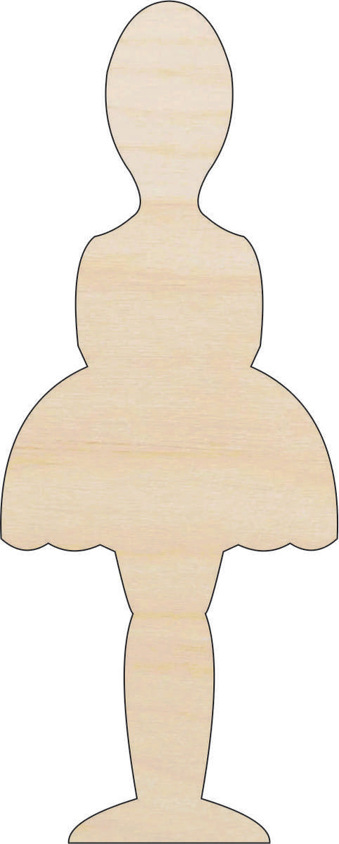 Dance Ballerina - Laser Cut Out Unfinished Wood Craft Shape SPT629 Dance Ballerina - Laser Cut Out Unfinished Wood Craft Shape SPT629