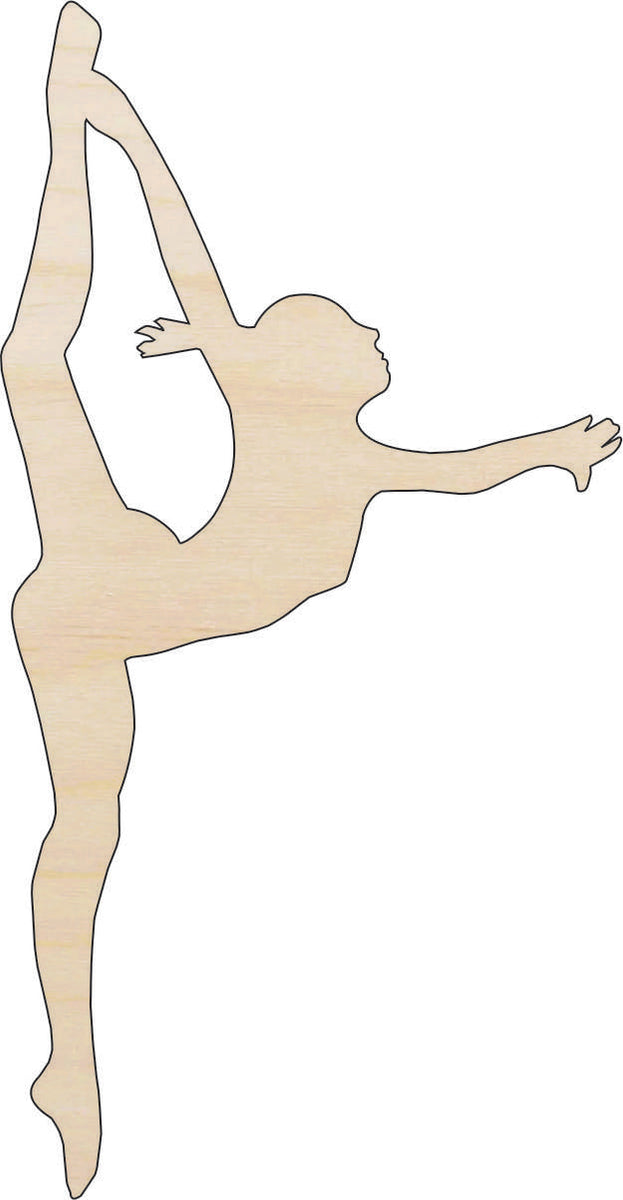 Sport Gymnastics - Laser Cut Out Unfinished Wood Craft Shape SPT90 Sport Gymnastics - Laser Cut Out Unfinished Wood Craft Shape SPT90