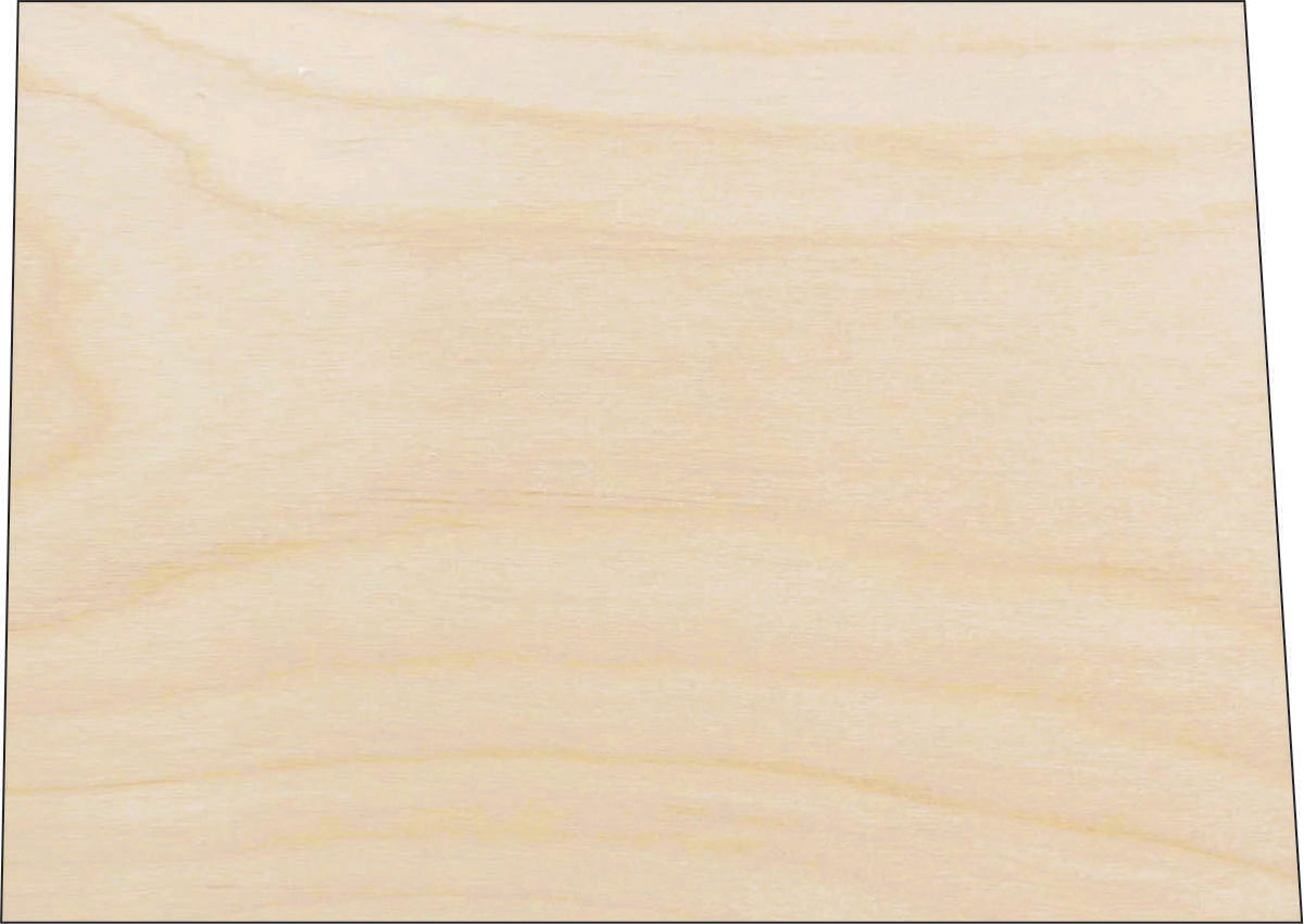 State Wyoming - Laser Cut Out Unfinished Wood Craft Shape STAT48 State Wyoming - Laser Cut Out Unfinished Wood Craft Shape STAT48