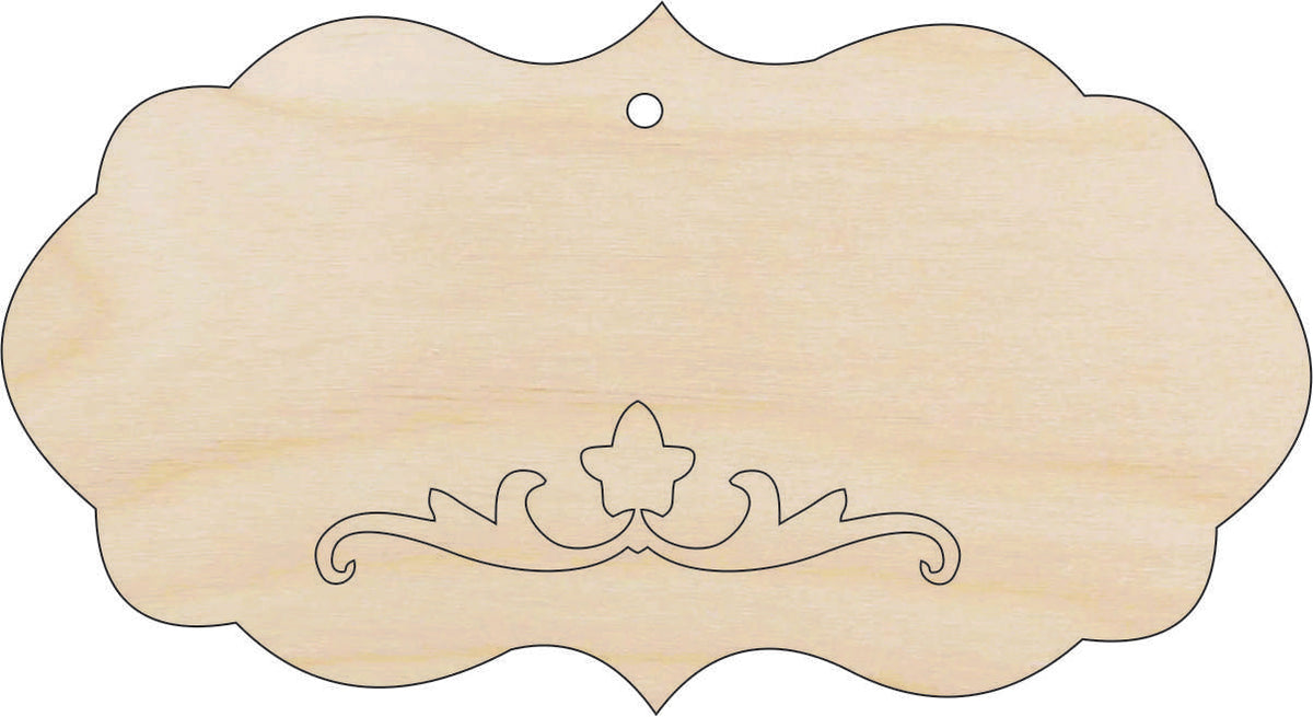 Gift Tag - Laser Cut Out Unfinished Wood Craft Shape TAG12 Gift Tag - Laser Cut Out Unfinished Wood Craft Shape TAG12