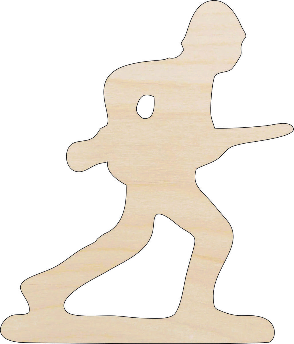 Military Army Man - Laser Cut Out Unfinished Wood Craft Shape TOY37 Military Army Man - Laser Cut Out Unfinished Wood Craft Shape TOY37
