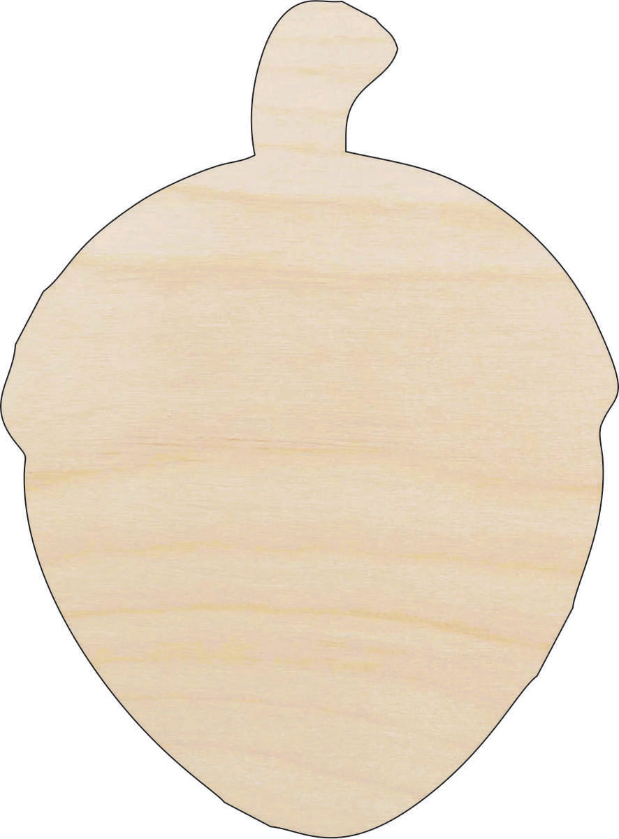 Tree Acorn - Laser Cut Out Unfinished Wood Craft Shape TRE46