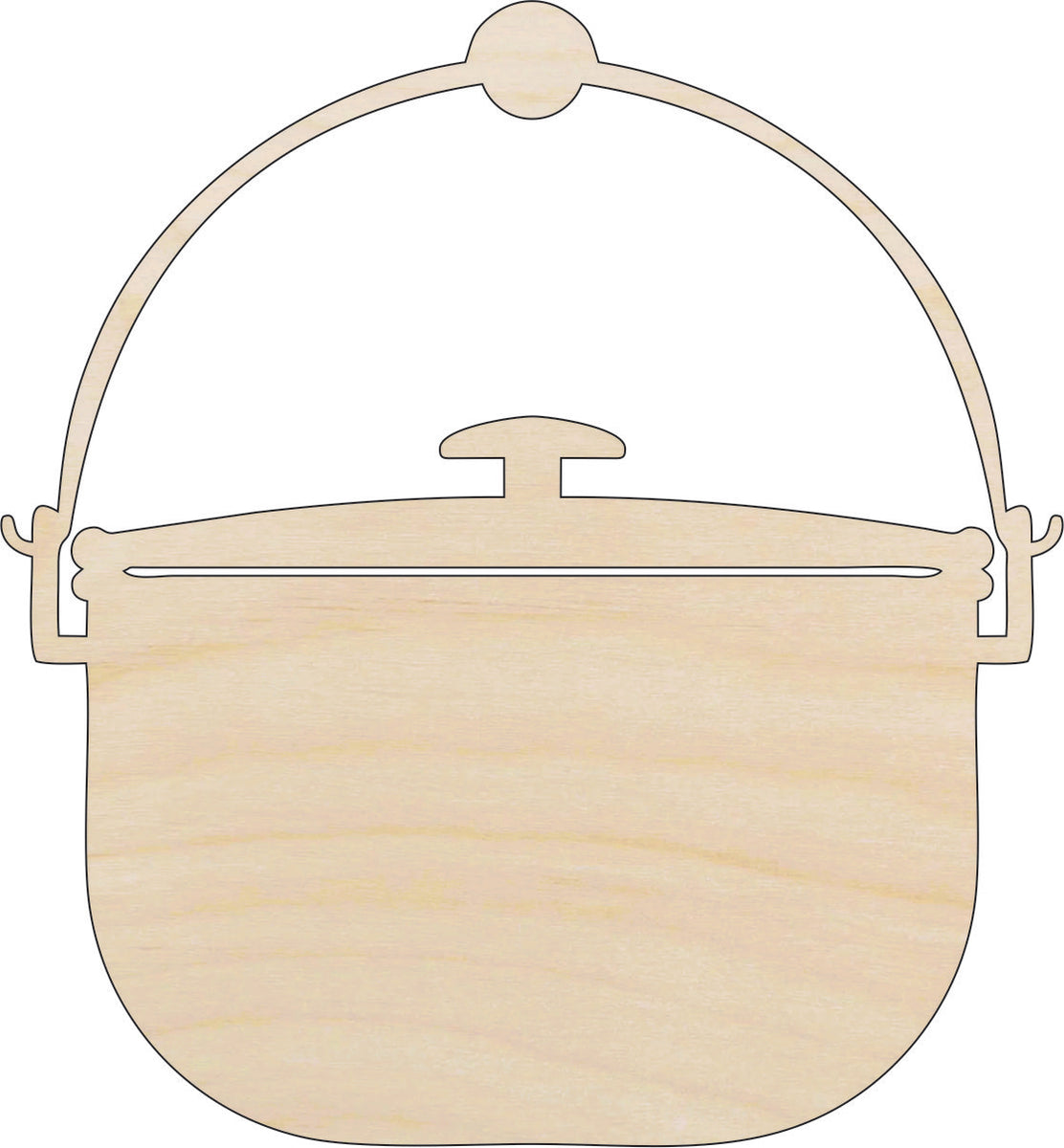 Container Pot - Laser Cut Out Unfinished Wood Craft Shape TRP66 Container Pot - Laser Cut Out Unfinished Wood Craft Shape TRP66