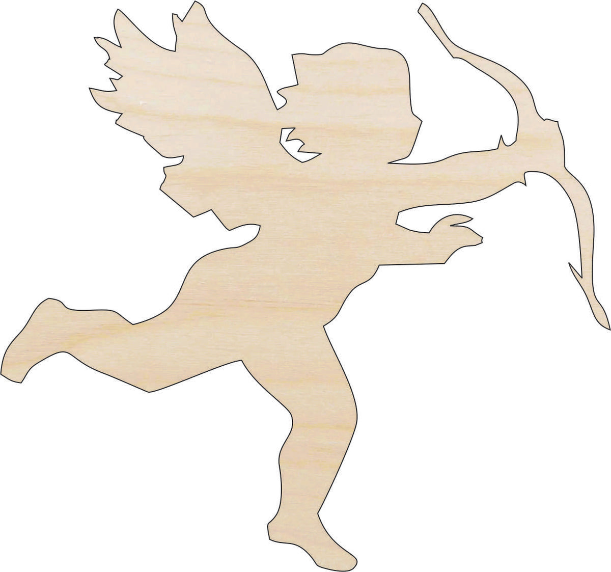 Angel Cupid - Laser Cut Out Unfinished Wood Craft Shape VAL1 Angel Cupid - Laser Cut Out Unfinished Wood Craft Shape VAL1