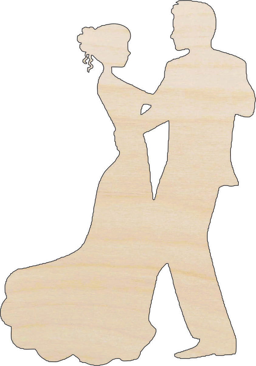 Couple - Laser Cut Out Unfinished Wood Craft Shape WDG24 Couple - Laser Cut Out Unfinished Wood Craft Shape WDG24