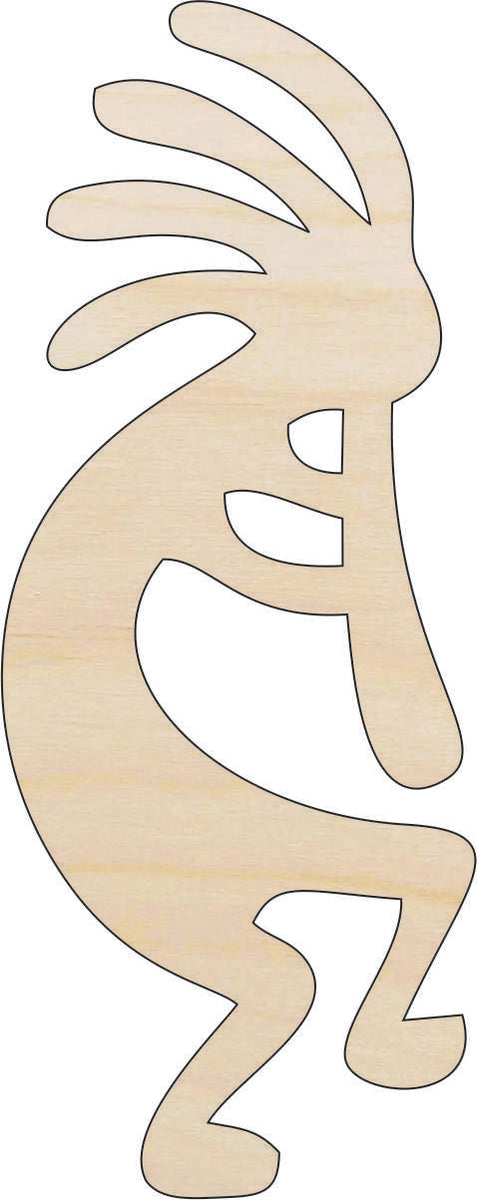 Kokopelli - Laser Cut Out Unfinished Wood Craft Shape WLD31 Kokopelli - Laser Cut Out Unfinished Wood Craft Shape WLD31