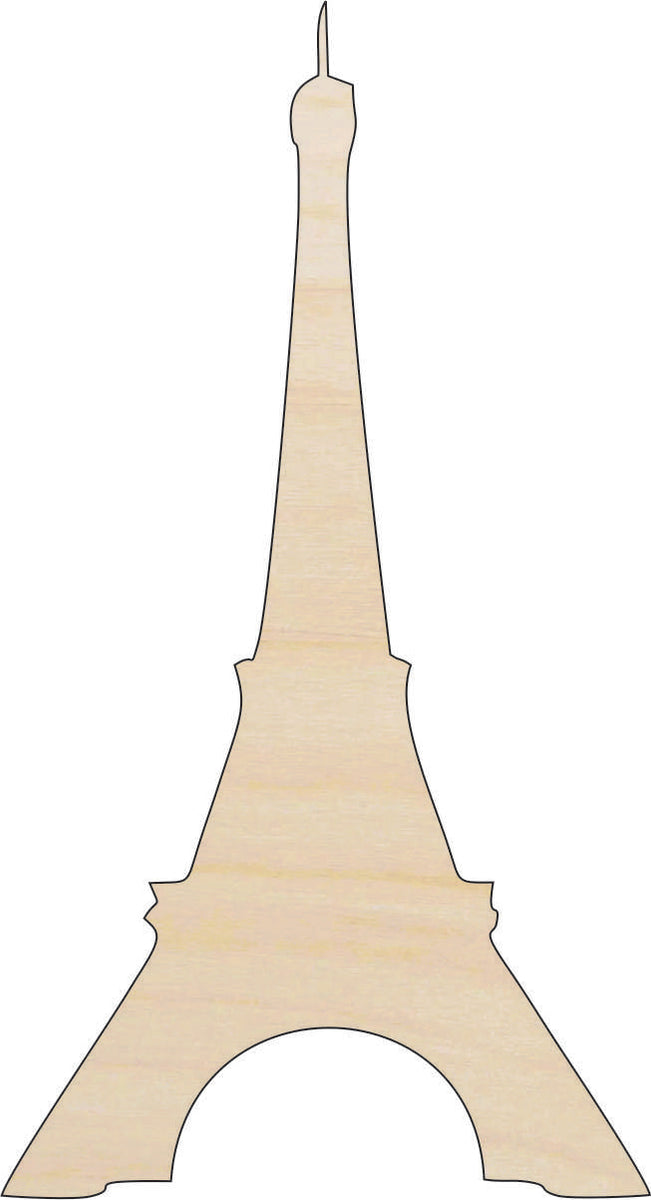 Paris Eiffel Tower - Laser Cut Out Unfinished Wood Craft Shape WLD43 Paris Eiffel Tower - Laser Cut Out Unfinished Wood Craft Shape WLD43