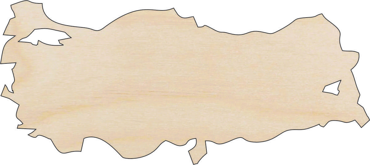 Country Turkey - Laser Cut Out Unfinished Wood Craft Shape WLD76 Country Turkey - Laser Cut Out Unfinished Wood Craft Shape WLD76