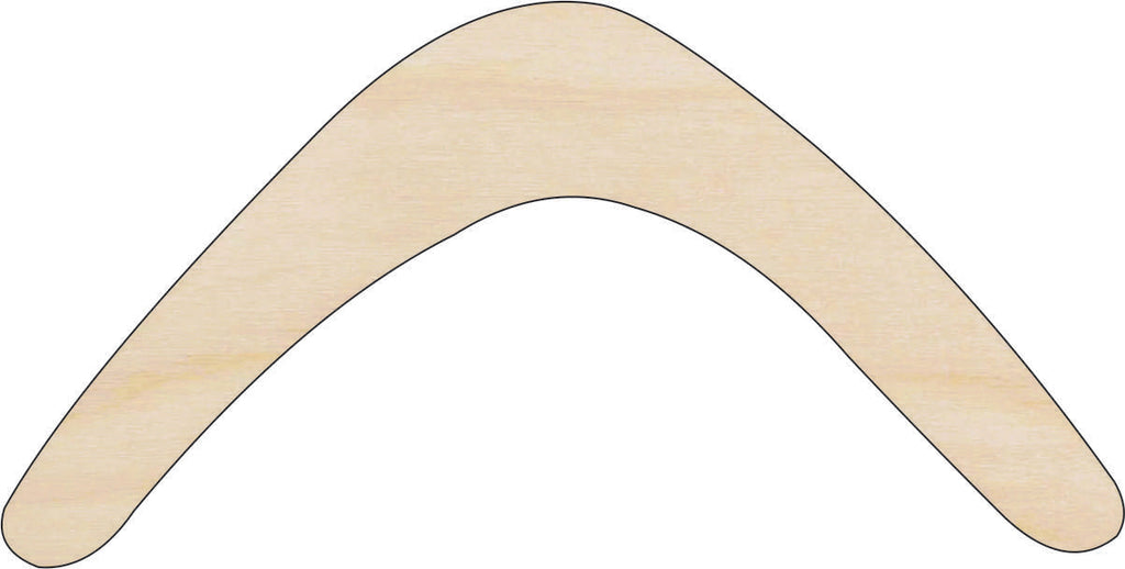 Boomerang - Laser Cut Out Unfinished Wood Craft Shape WPN76