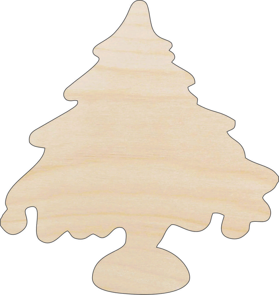 Tree - Laser Cut Out Unfinished Wood Craft Shape XMS117 Tree - Laser Cut Out Unfinished Wood Craft Shape XMS117