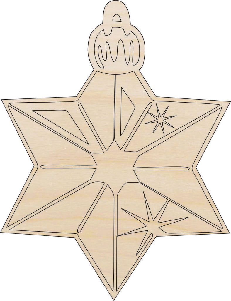 Bauble - Laser Cut Out Unfinished Wood Craft Shape XMS48
