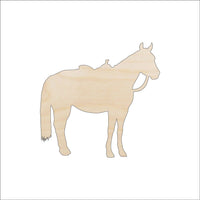Horse Wood Craft Shape - Laser Cut Baltic Birch Unfinished DIY Wood Art Supplies HRS78 - The Wood Shape Store