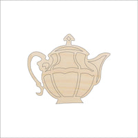 Teapot Wood Craft Shape - Laser Cut Baltic Birch Unfinished DIY Wood Art Supplies FOD207 - The Wood Shape Store