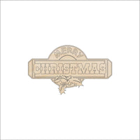 Christmas Wood Craft Shape – Laser Cut Baltic Birch Unfinished DIY Wood Art Supplies XMS99 - The Wood Shape Store