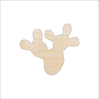Cactus Wood Craft Shape - Laser Cut Baltic Birch Unfinished DIY Wood Art Supplies TRE115 - The Wood Shape Store