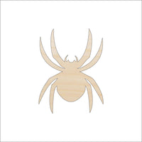 Spider Wood Craft Shape - Laser Cut Baltic Birch Unfinished DIY Wood Art Supplies BUG105 - The Wood Shape Store