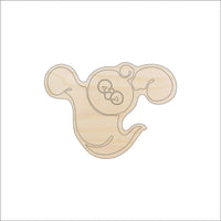 Ghost Wood Craft Shape - Laser Cut Baltic Birch Unfinished DIY Wood Art Supplies FAL124 - The Wood Shape Store