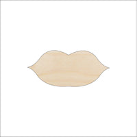 Lips Wood Craft Shape - Laser Cut Baltic Birch Unfinished DIY Wood Art Supplies PPL47 - The Wood Shape Store