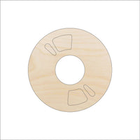 Record Wood Craft Shape - Laser Cut Baltic Birch Unfinished DIY Wood Art Supplies MSC11 - The Wood Shape Store