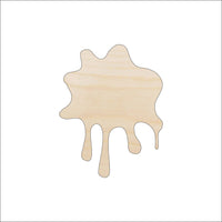 Splat Wood Craft Shape - Laser Cut Baltic Birch Unfinished DIY Wood Art Supplies WRD13 - The Wood Shape Store