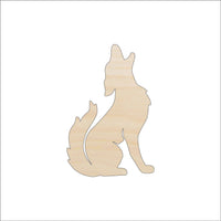 Coyote Wood Craft Shape – Laser Cut Baltic Birch Unfinished DIY Wood Art Supplies ANML125 - The Wood Shape Store