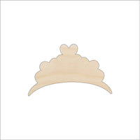 Crown Wood Craft Shape - Laser Cut Baltic Birch Unfinished DIY Wood Art Supplies CLT95 - The Wood Shape Store