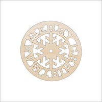 Christmas Sign Wood Craft Shape – Laser Cut Baltic Birch Unfinished DIY Wood Art Supplies XMS89 - The Wood Shape Store