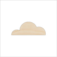 Cloud Wood Craft Shape - Laser Cut Baltic Birch Unfinished DIY Wood Art Supplies SKY16 - The Wood Shape Store