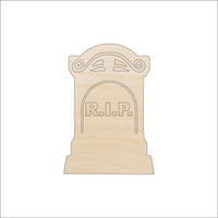 Tombstone Wood Craft Shape - Laser Cut Baltic Birch Unfinished DIY Wood Art Supplies FAL59 - The Wood Shape Store