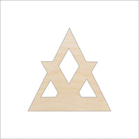 Design Wood Craft Shape - Laser Cut Baltic Birch Unfinished DIY Wood Art Supplies DSN41 - The Wood Shape Store
