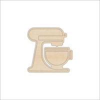 Mixer Wood Craft Shape Laser Cut Out and Unfinished DIY Craft Supply FOD131 - The Wood Shape Store