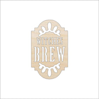 Witches Brew Wood Craft Shape - Laser Cut Baltic Birch Unfinished DIY Wood Art Supplies FAL10 - The Wood Shape Store
