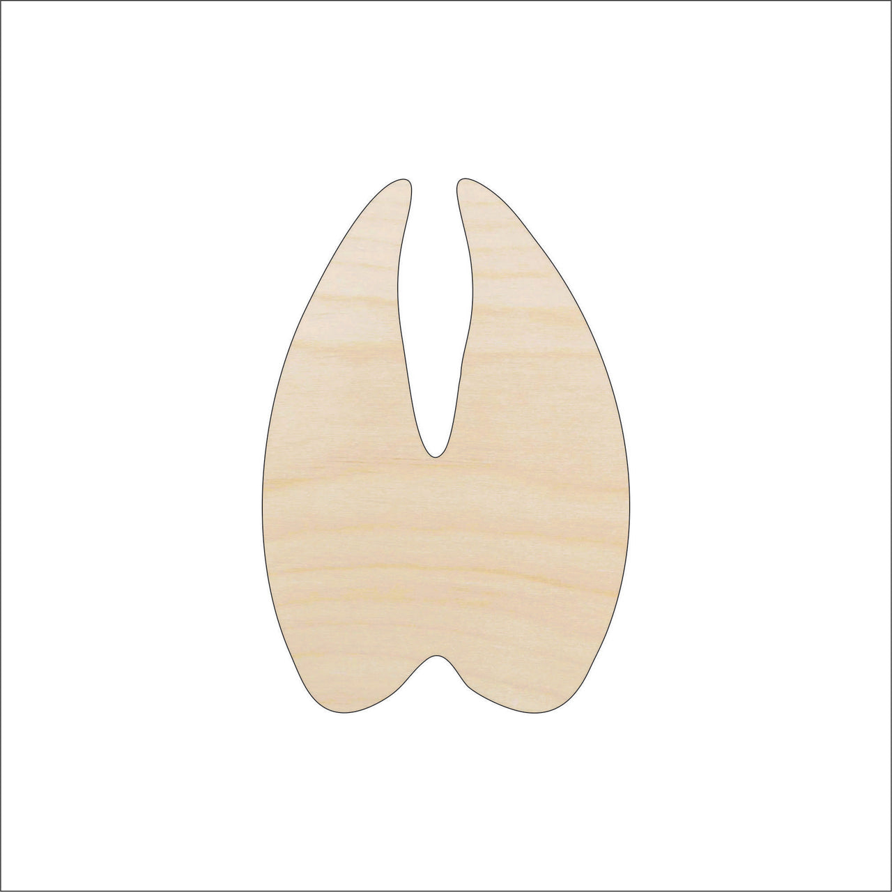 Deer Wood Craft Shape - Laser Cut Baltic Birch Unfinished DIY Wood Art Supplies DER21 - The Wood Shape Store