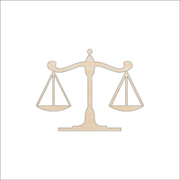 Scales Wood Craft Shape - Laser Cut Baltic Birch Unfinished DIY Wood Art Supplies XTR56 - The Wood Shape Store