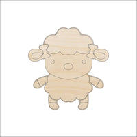 Sheep Wood Craft Shape - Laser Cut Baltic Birch Unfinished DIY Wood Art Supplies SHP19 - The Wood Shape Store