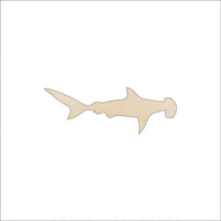 Shark Wood Craft Shape - Laser Cut Baltic Birch Unfinished DIY Wood Art Supplies SEA51 - The Wood Shape Store