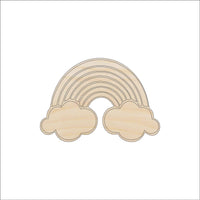 Rainbow Wood Craft Shape - Laser Cut Baltic Birch Unfinished DIY Wood Art Supplies 25 - The Wood Shape Store