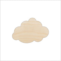 Cloud Wood Craft Shape - Laser Cut Baltic Birch Unfinished DIY Wood Art Supplies SKY81 - The Wood Shape Store