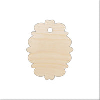 Gift Tag Wood Craft Shape - Laser Cut Baltic Birch Unfinished DIY Wood Art Supplies TAG9 - The Wood Shape Store