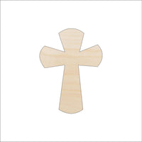 Cross Wood Craft Shape - Laser Cut Baltic Birch Unfinished DIY Wood Art Supplies REL68 - The Wood Shape Store