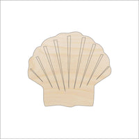 Shell Wood Craft Shape - Laser Cut Baltic Birch Unfinished DIY Wood Art Supplies SEA13 - The Wood Shape Store