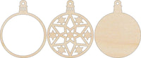 Star 3D Laser Cut Ornament – Baltic Birch Wood Craft Supplies | DIY Wood Ornament Kit DS7 - The Wood Shape Store