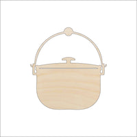 Pot Wood Craft Shape - Laser Cut Baltic Birch Unfinished DIY Wood Art Supplies TRP66 - The Wood Shape Store