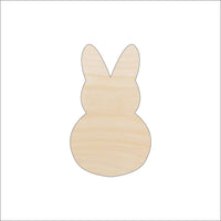 Bunny - Wood Craft Shape - Laser Cut Baltic Birch Unfinished DIY Wood Art Supplies BNY20 - The Wood Shape Store