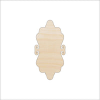 Gift Tag Wood Craft Shape - Laser Cut Baltic Birch Unfinished DIY Wood Art Supplies TAG25 - The Wood Shape Store