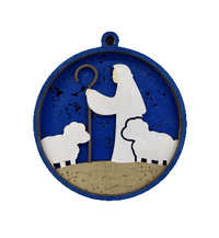 Nativity 3D Laser Cut Ornament – Baltic Birch Wood Craft Supplies | DIY Wood Ornament Kit RE18 - The Wood Shape Store