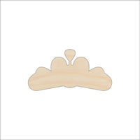Crown Wood Craft Shape - Laser Cut Baltic Birch Unfinished DIY Wood Art Supplies CLT100 - The Wood Shape Store