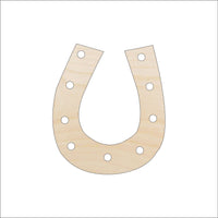 Horseshoe Wood Craft Shape - Laser Cut Baltic Birch Unfinished DIY Wood Art Supplies HRS85 - The Wood Shape Store