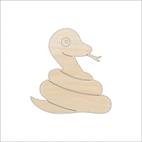 Snake Wood Craft Shape - Laser Cut Baltic Birch Unfinished DIY Wood Art Supplies REP5 - The Wood Shape Store